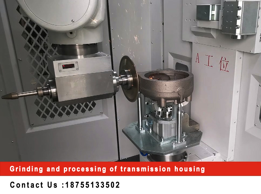 Grinding and processing of transmission housing