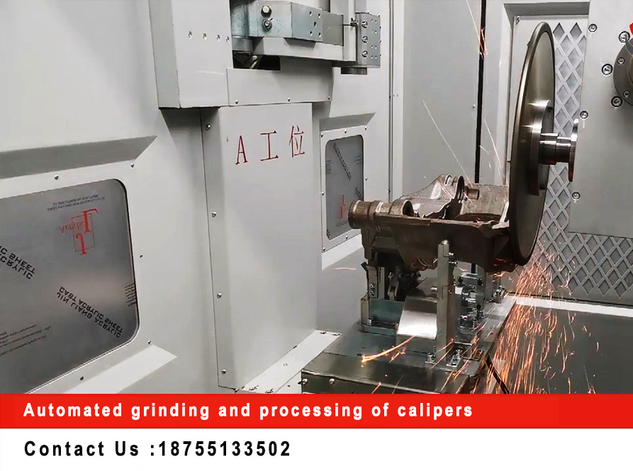 Automated grinding and processing of calipers