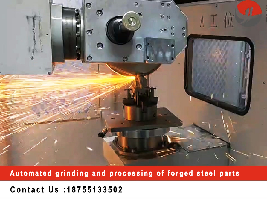 Automated grinding and processing of forged steel parts