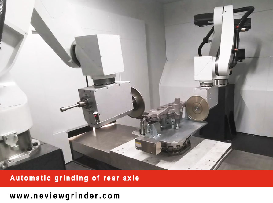 Automatic grinding of rear axle