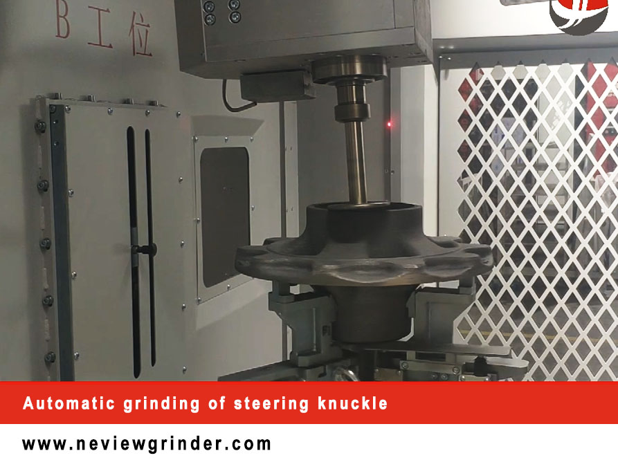 Automatic grinding of round wheels