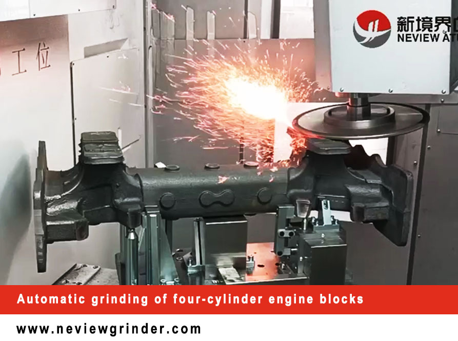 Grinding of the back side of pipe beams