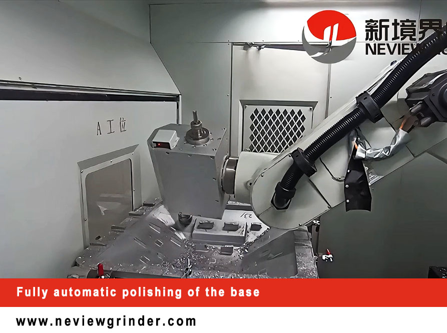 Fully automatic polishing of the base