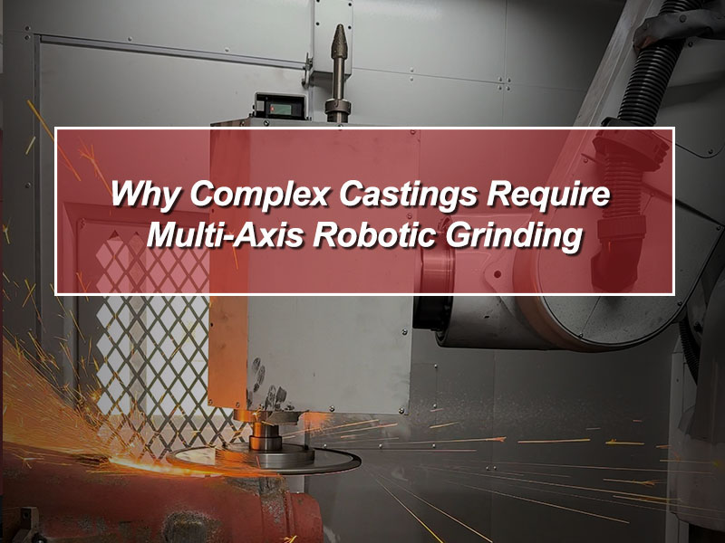 Why Complex Castings Require Multi-Axis Robotic Grinding