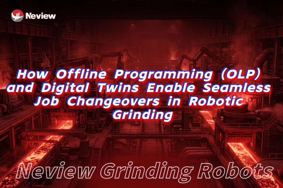 Eliminating Downtime: How Offline Programming (OLP) and Digital Twins Enable Seamless Job Changeovers in Robotic Grinding